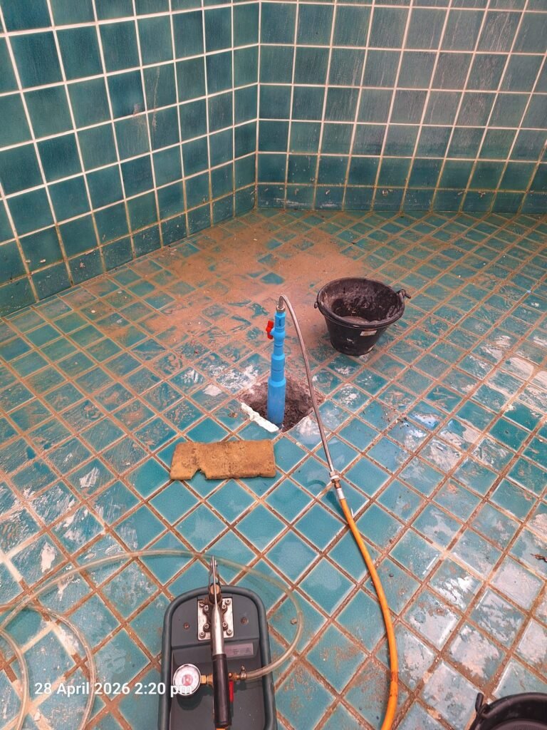 pool leak detection testing Phuket swimming pool repair