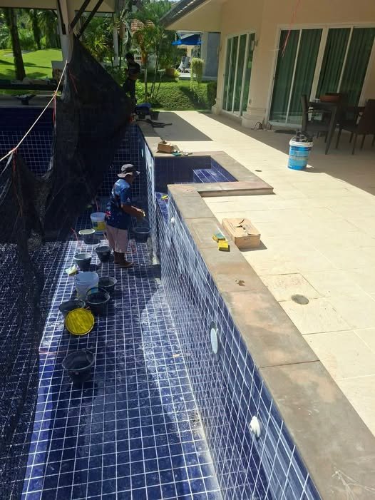 Pool regrouting Phuket