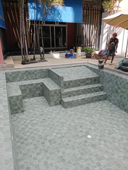 Pool retiling and leak repair Phuket